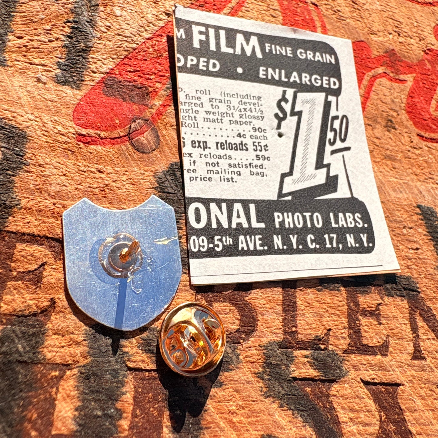 【-1950s Euro vintage】Advertising Hat Pin Pins 8