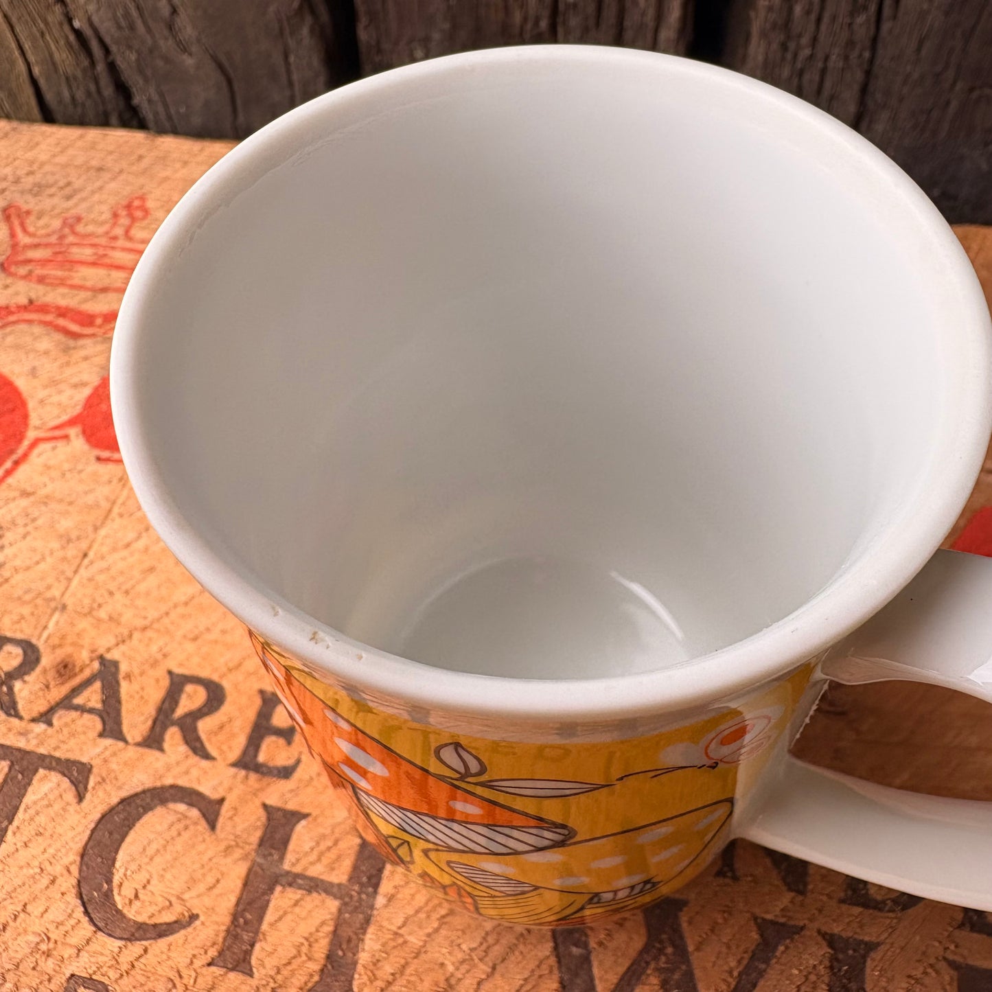 【1970s JAPAN vintage】mushroom coffee mugcup