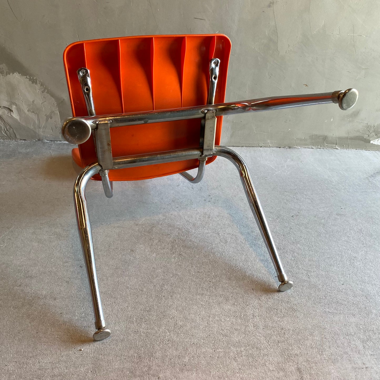 【USA vintage 】VIRCO kids chair orange M