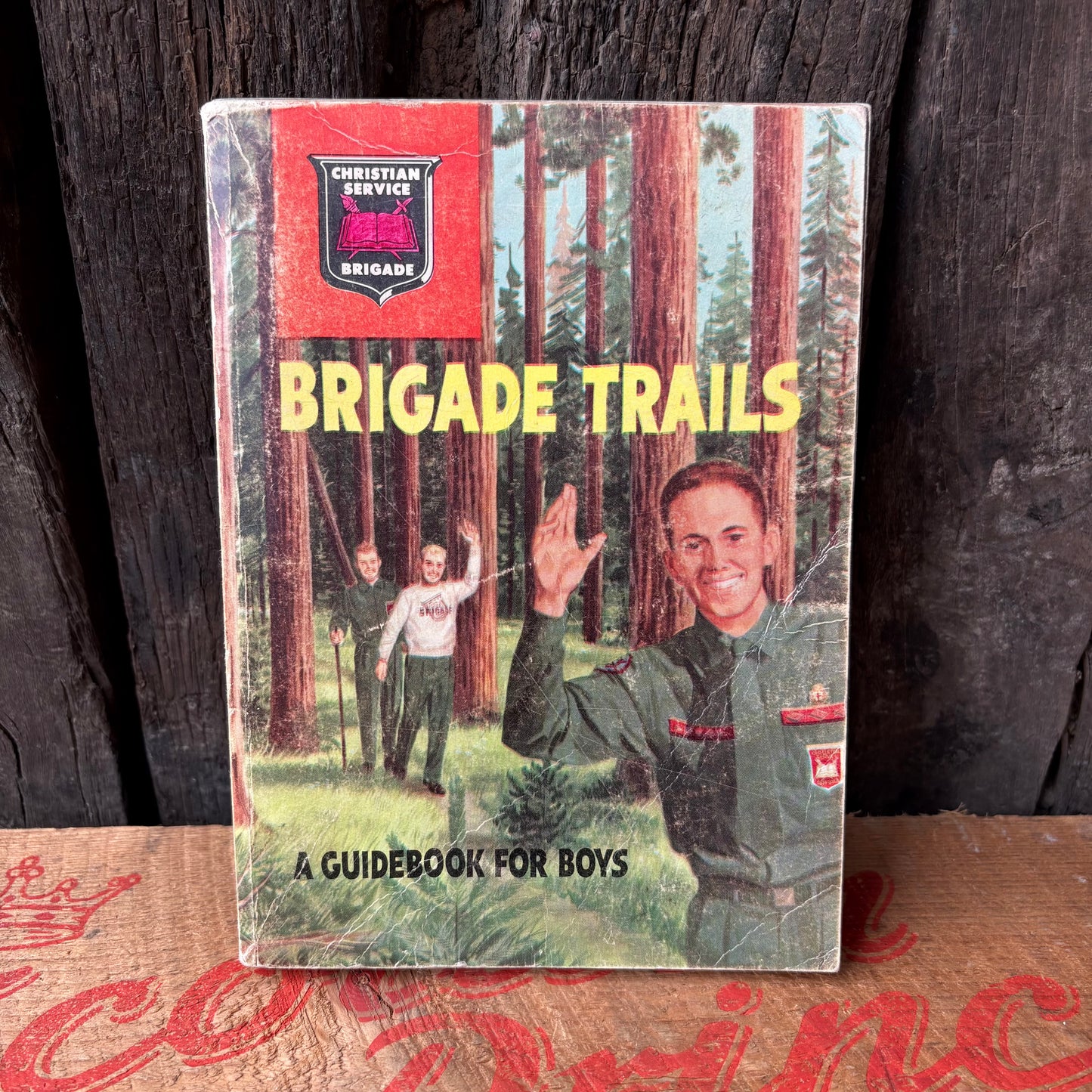 【1950s USA vintage】Christian Service Brigade BRIGADE TRAILS A Guidebook For Boys