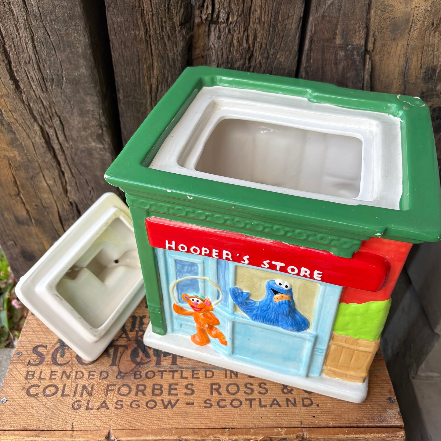 【2000s】Sesame Street Cookie Jar Treasure Craft