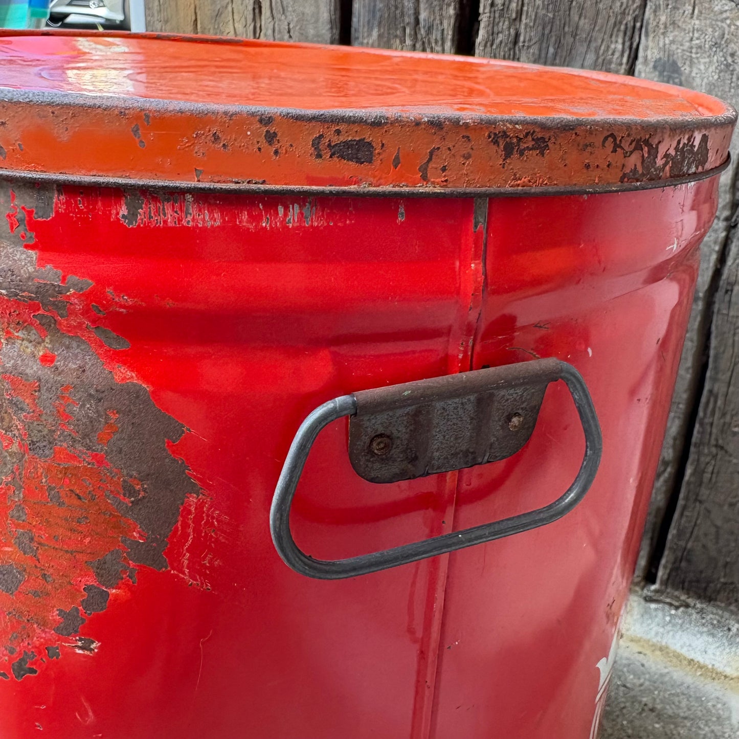【1960s USA vintage】CUDAHY’S “REX PURE LARD” Tin can