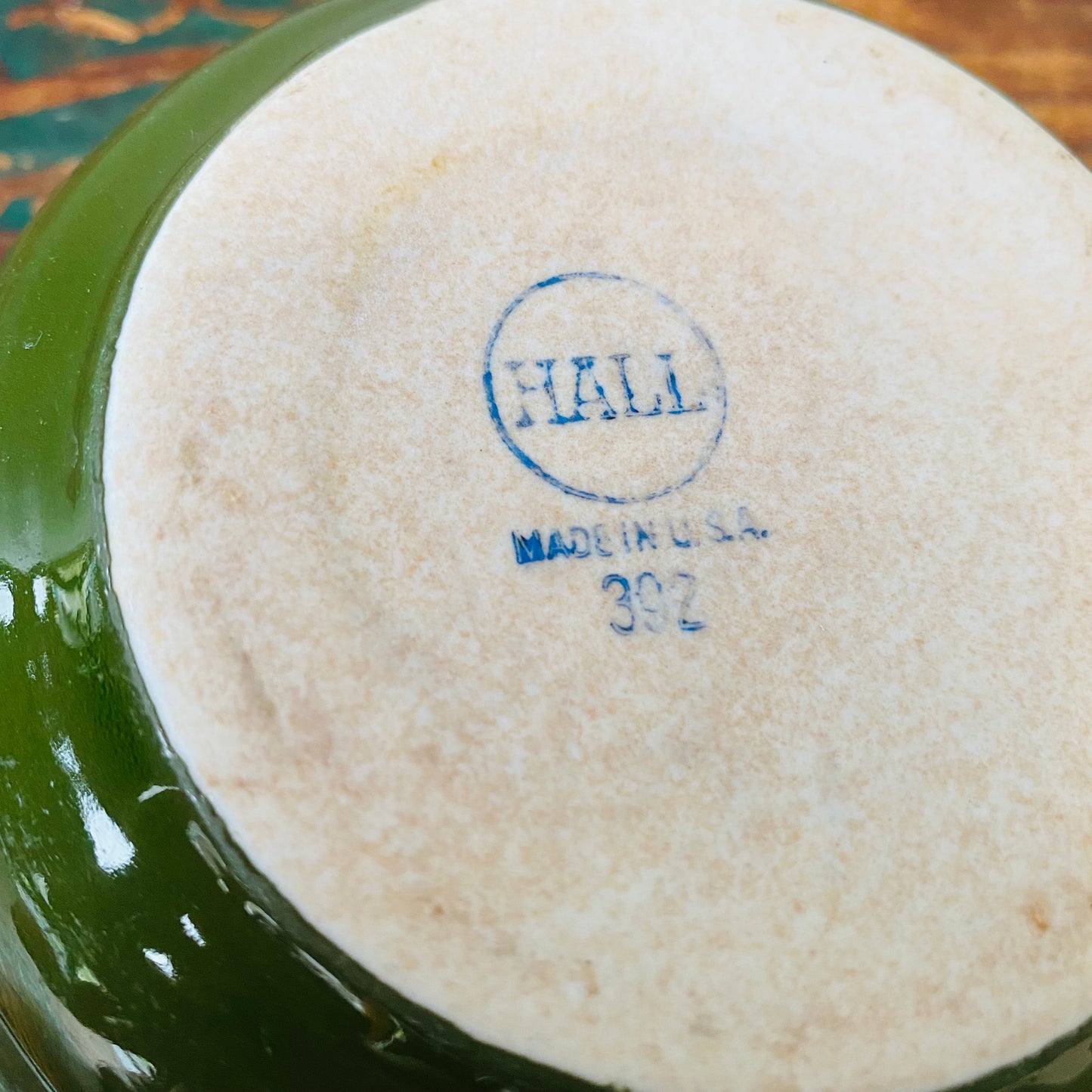 【1950s USA vintage】HALL pottery bowl 392