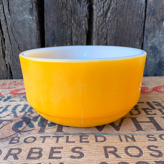 【1960-1976 USA vintage】Fire-King Yellow Soup Mug