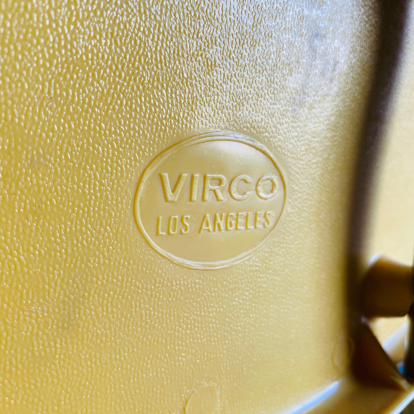 【USA vintage 】VIRCO kids chair yellow M