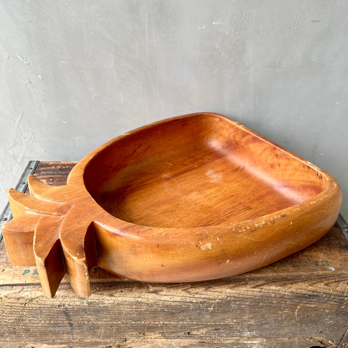 【USA vintage】Pineapple Wooden Tray