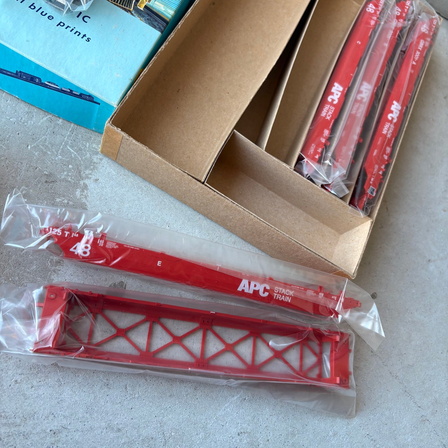【USA vintage】Athearn APC STACK TRAIN 48’ Well Car HO Scale Kit