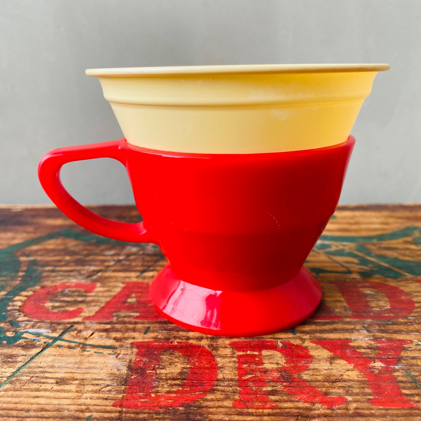 【1970s USA vintage】SOLO COZY CUP RED