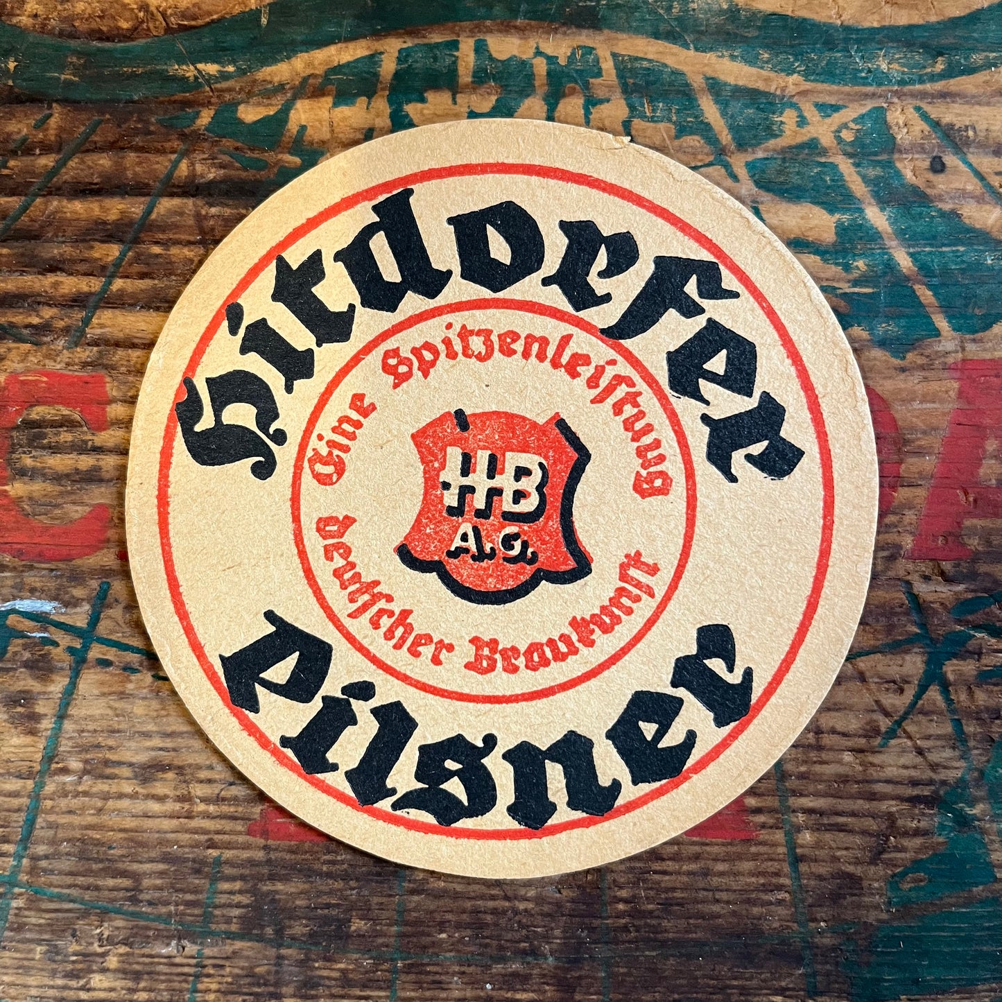 【USA vintage】Paper Coaster Hitdorfer Pilsner