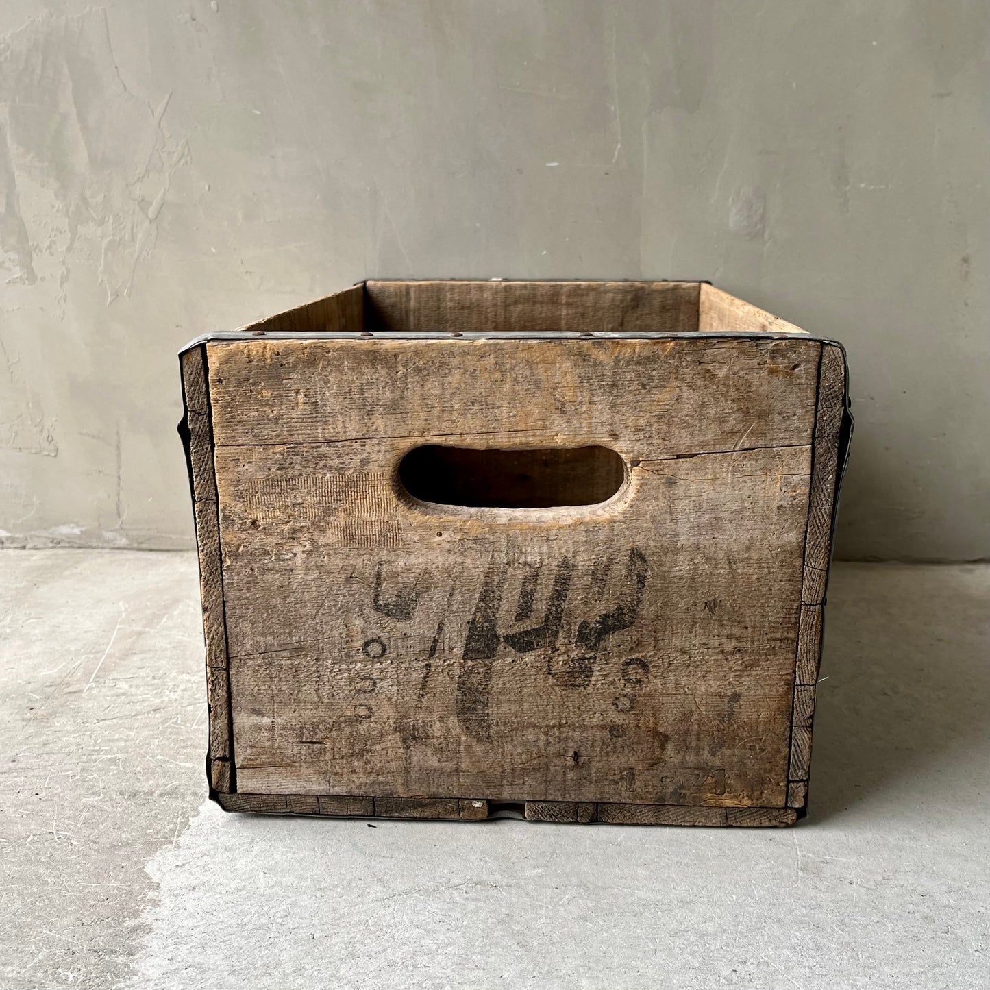 【USA vintage】７UP Wooden Box