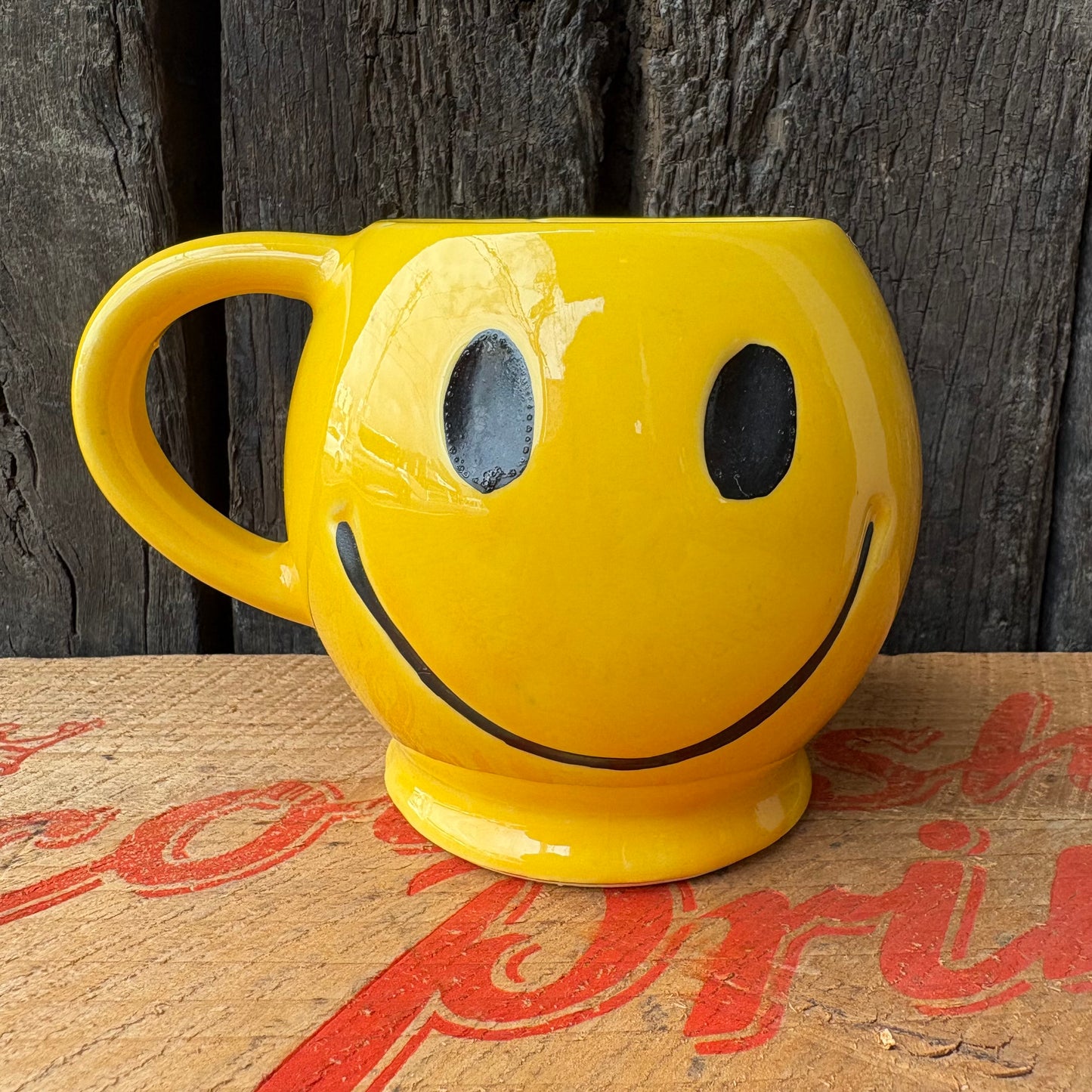 【1970s USA vintage】McCoy Smiley Face mugcup