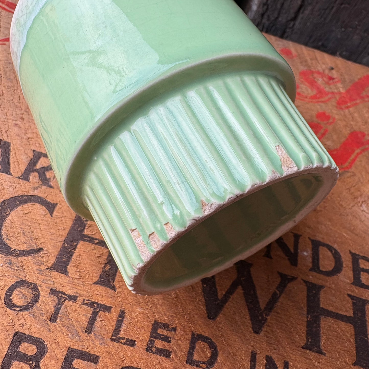 【1970s JAPAN Vintage】mugcup Green