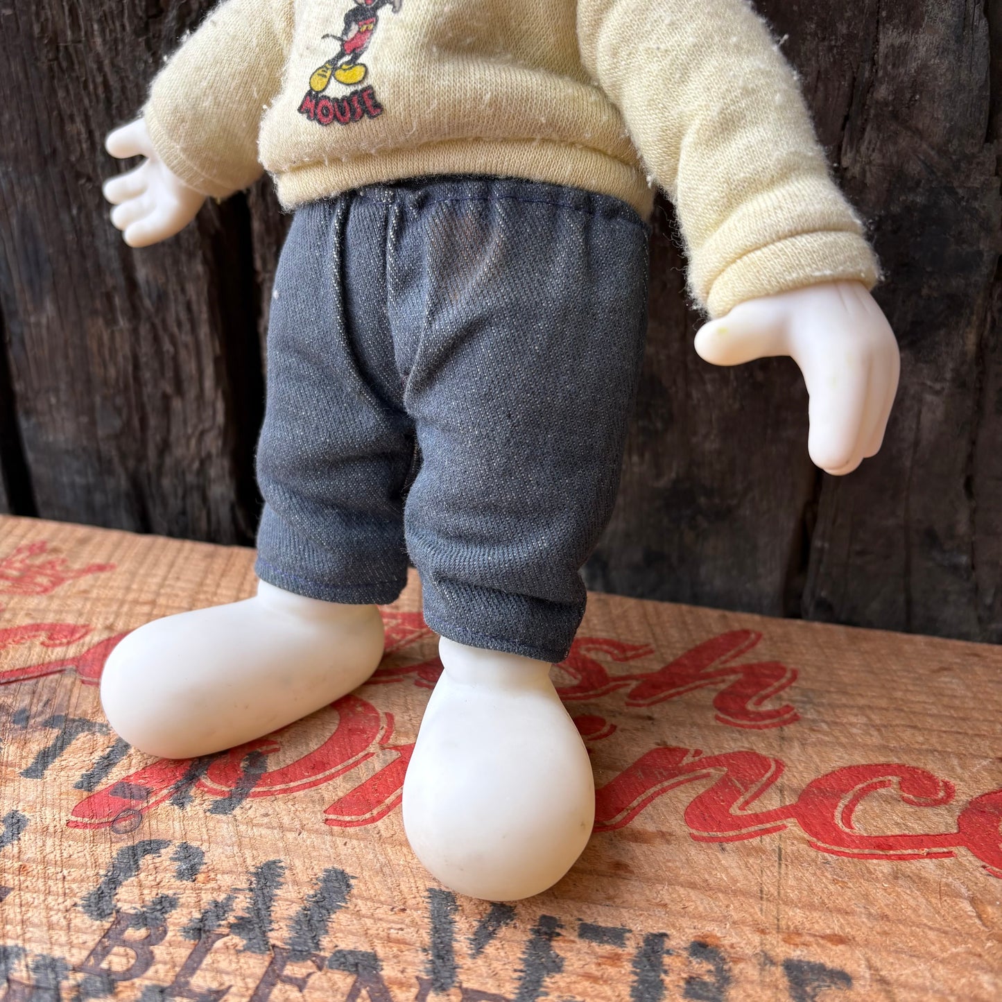 【1980s vintage】applause Mickey Mouse Plush Doll