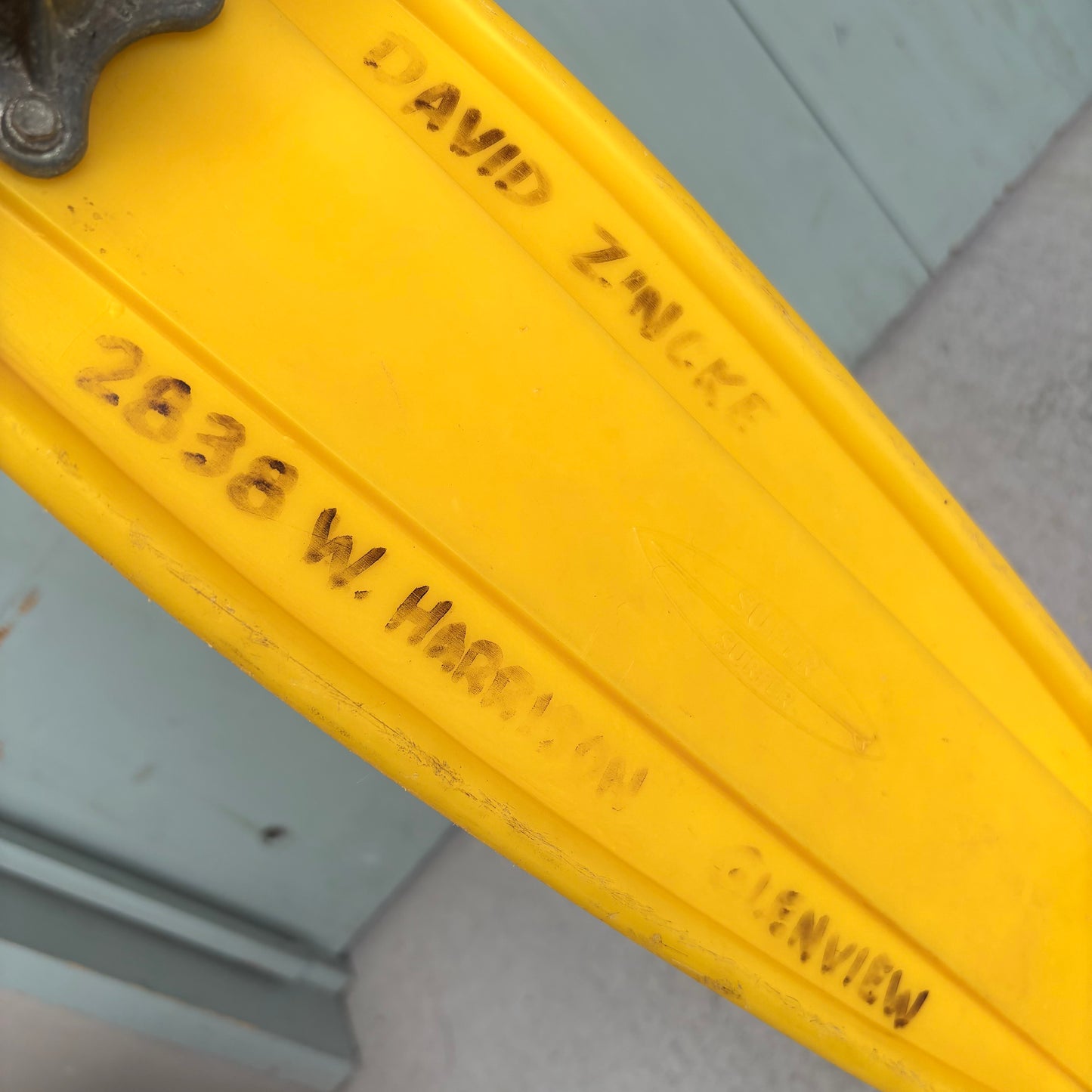 【1970s USA vintage】Super Surfer Big Banana Skateboard