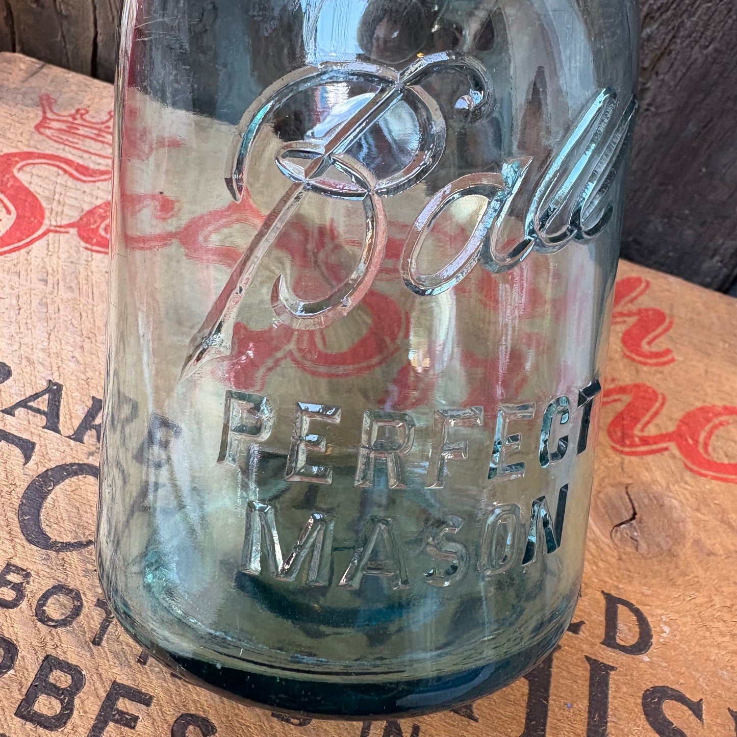 【1910s-1920s USA vintage】Ball PERFECT MASON JAR