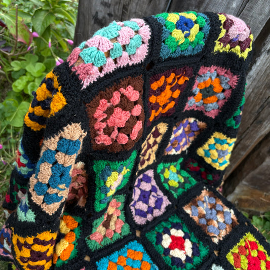 【 USA vintage】granny blanket