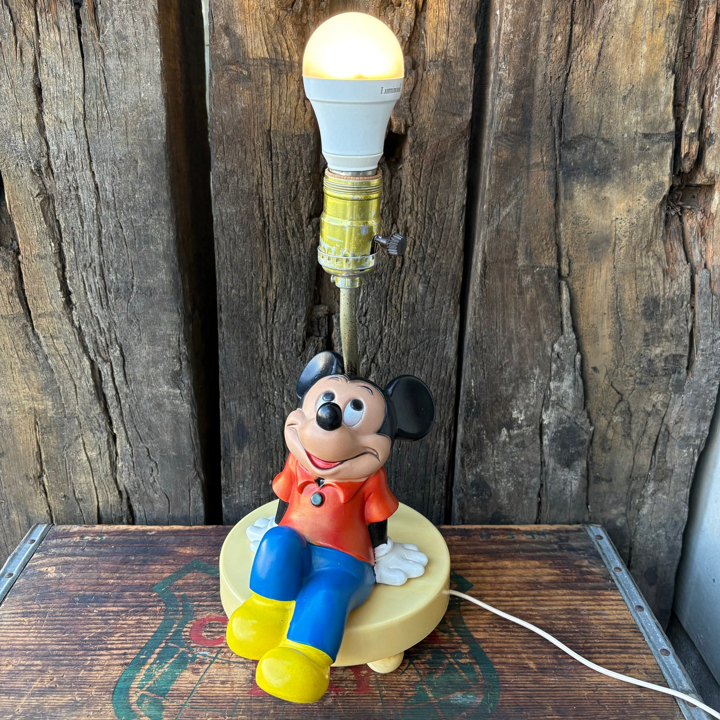 【1970s vintage】Disney desk lamp