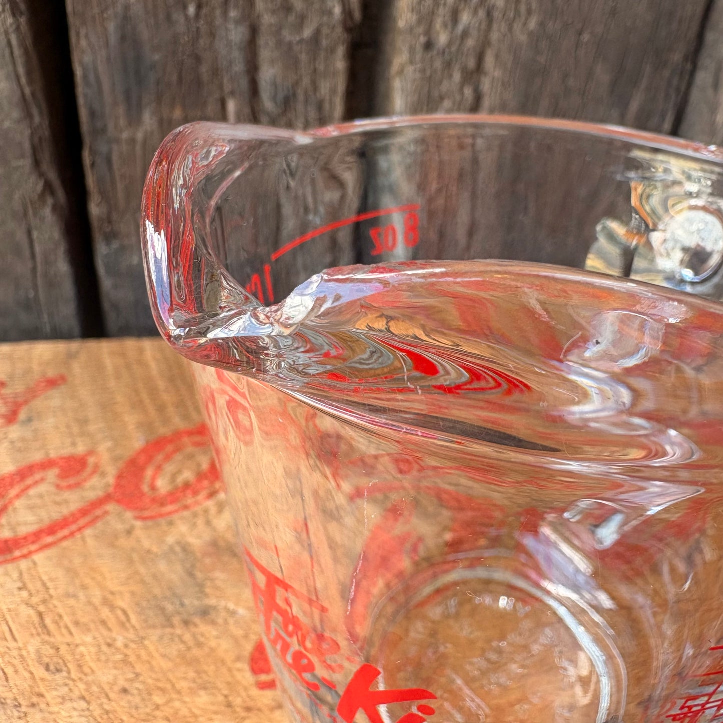 【1970s-1980s USA vintage】Fire-King 250ml Glass Measuring Cup