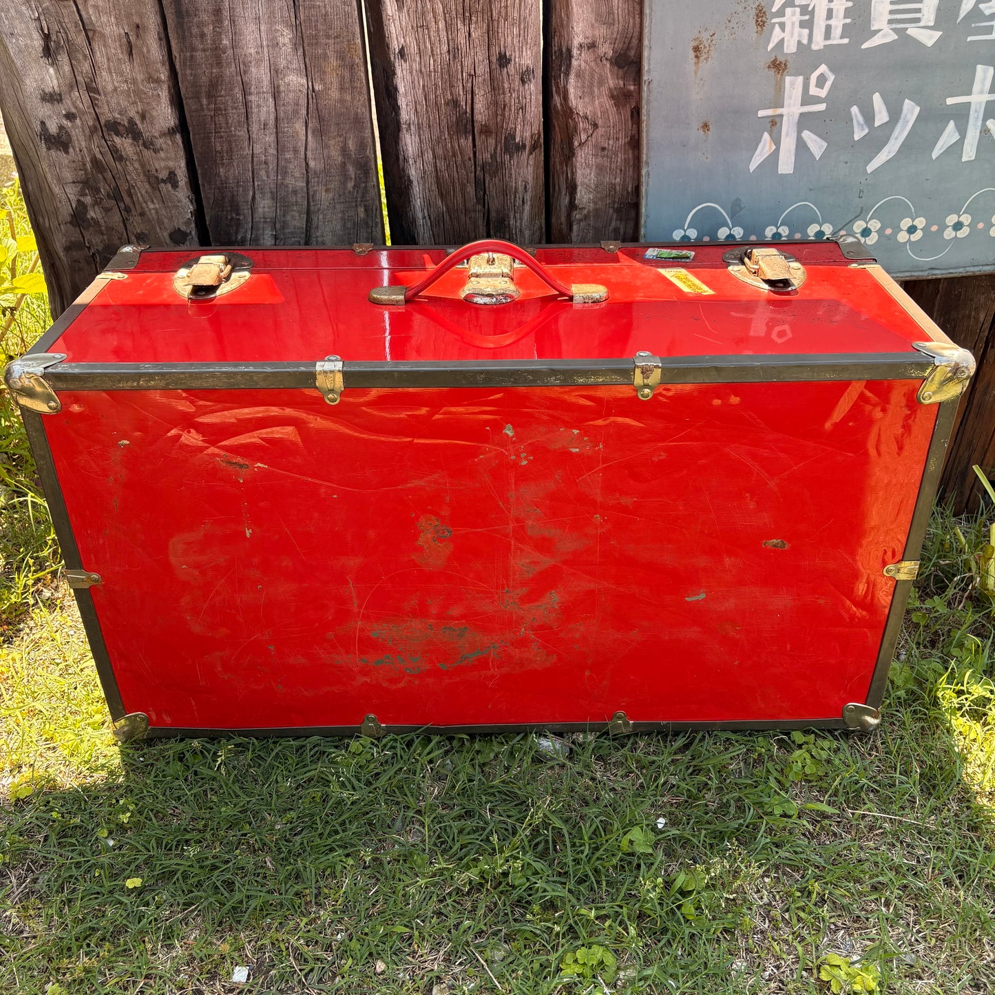 【1960s USA vintage】steamer trunk
