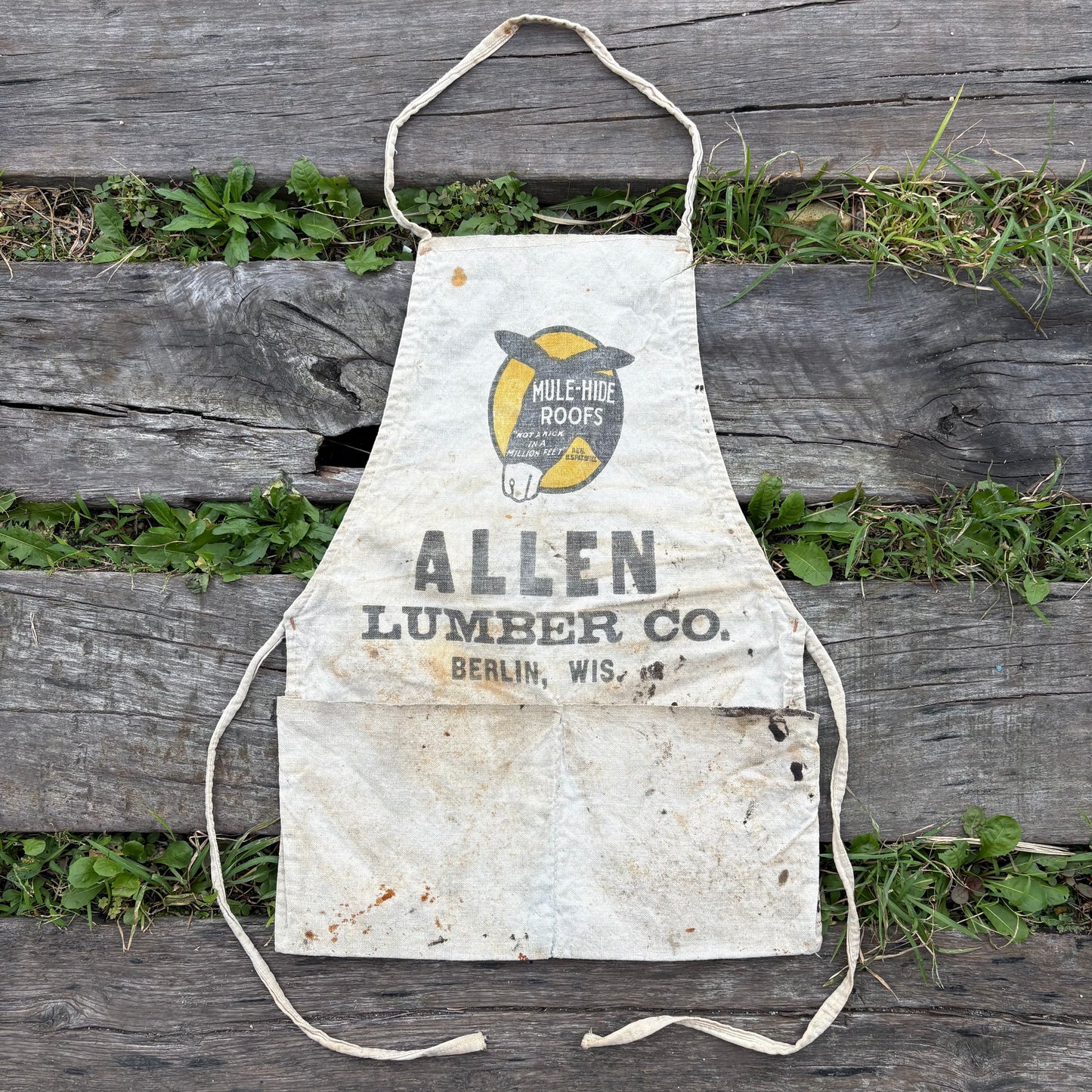 【1950s USA vintage】work apron