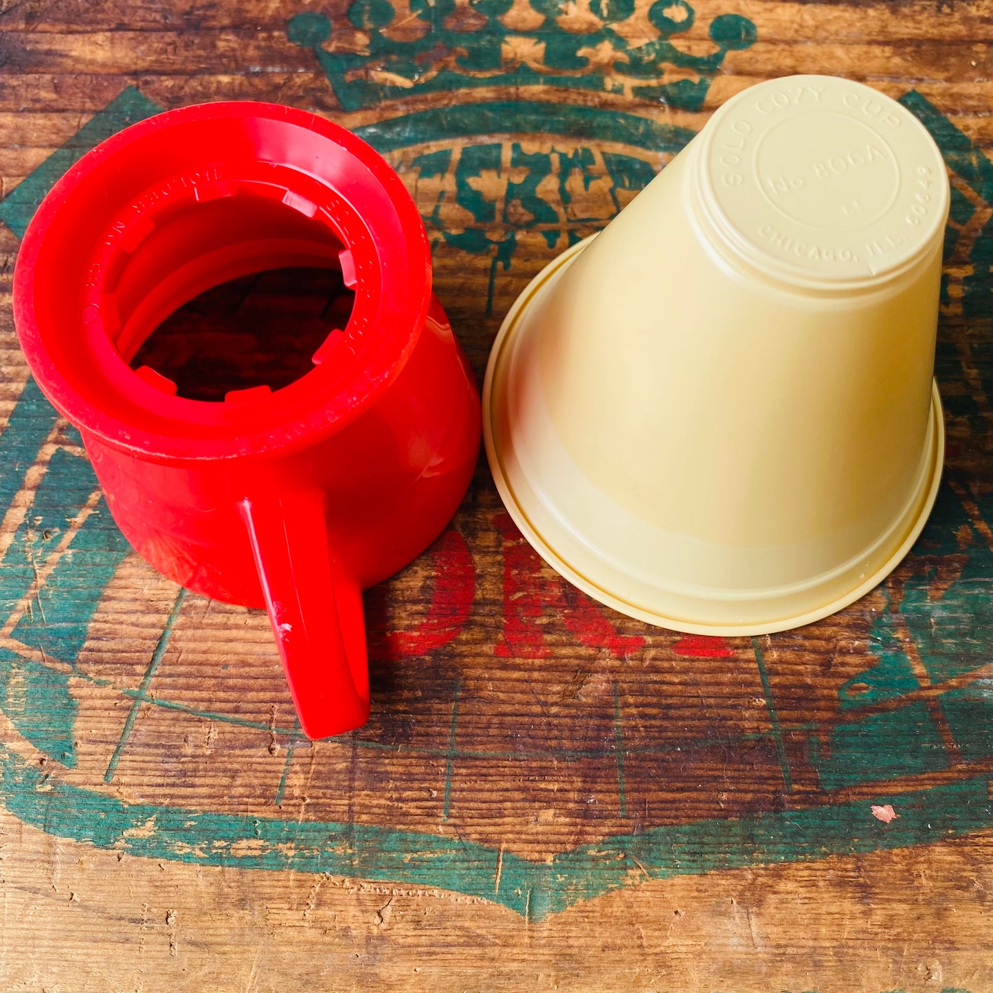 【1970s USA vintage】SOLO COZY CUP RED