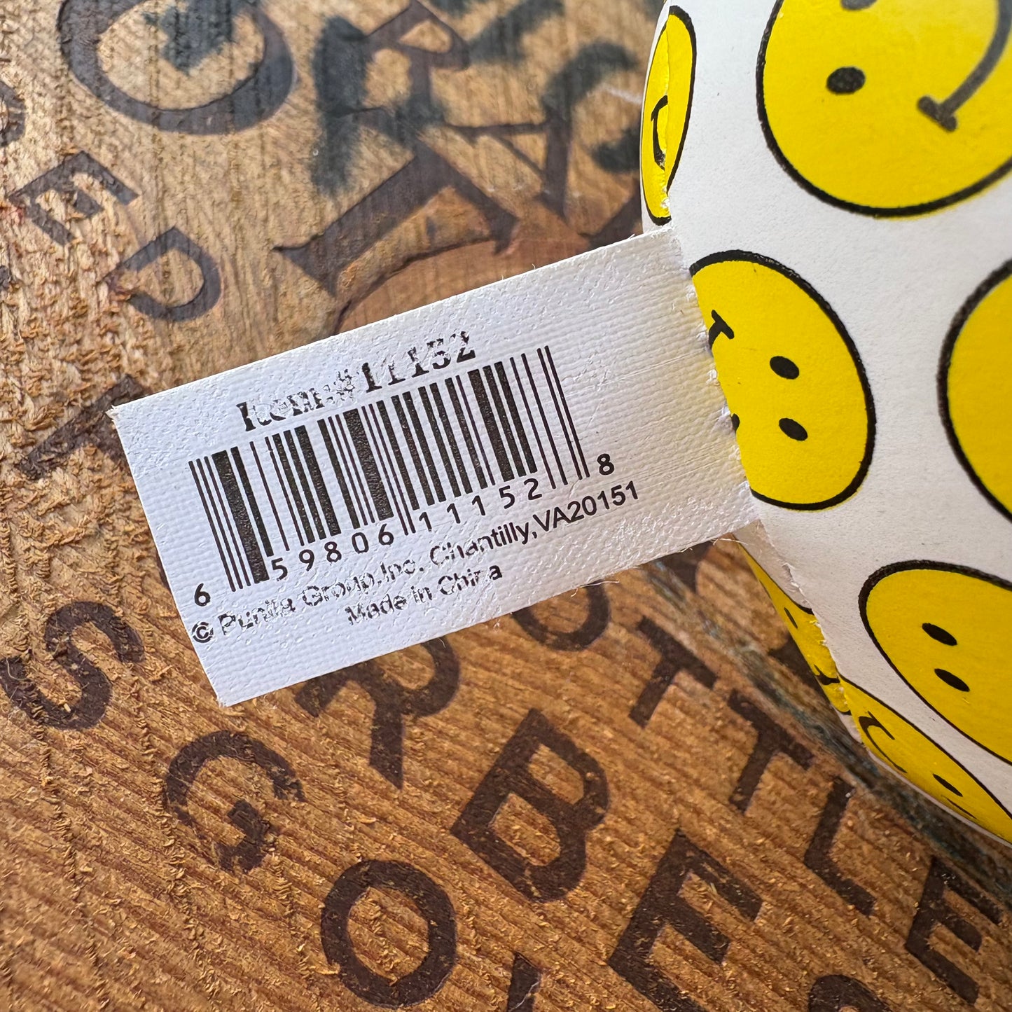 【1990s vintage】Smiley Face Print Mini Ball