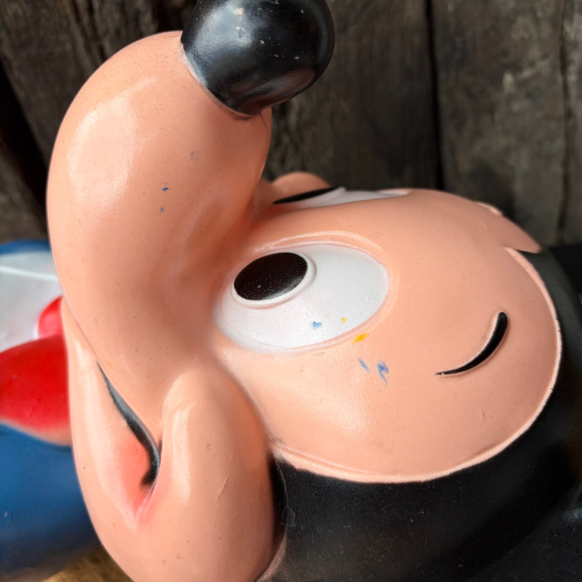 【1971 USA vintage】PLAY PAL Disney Mickey Mouse Head Coin Bank