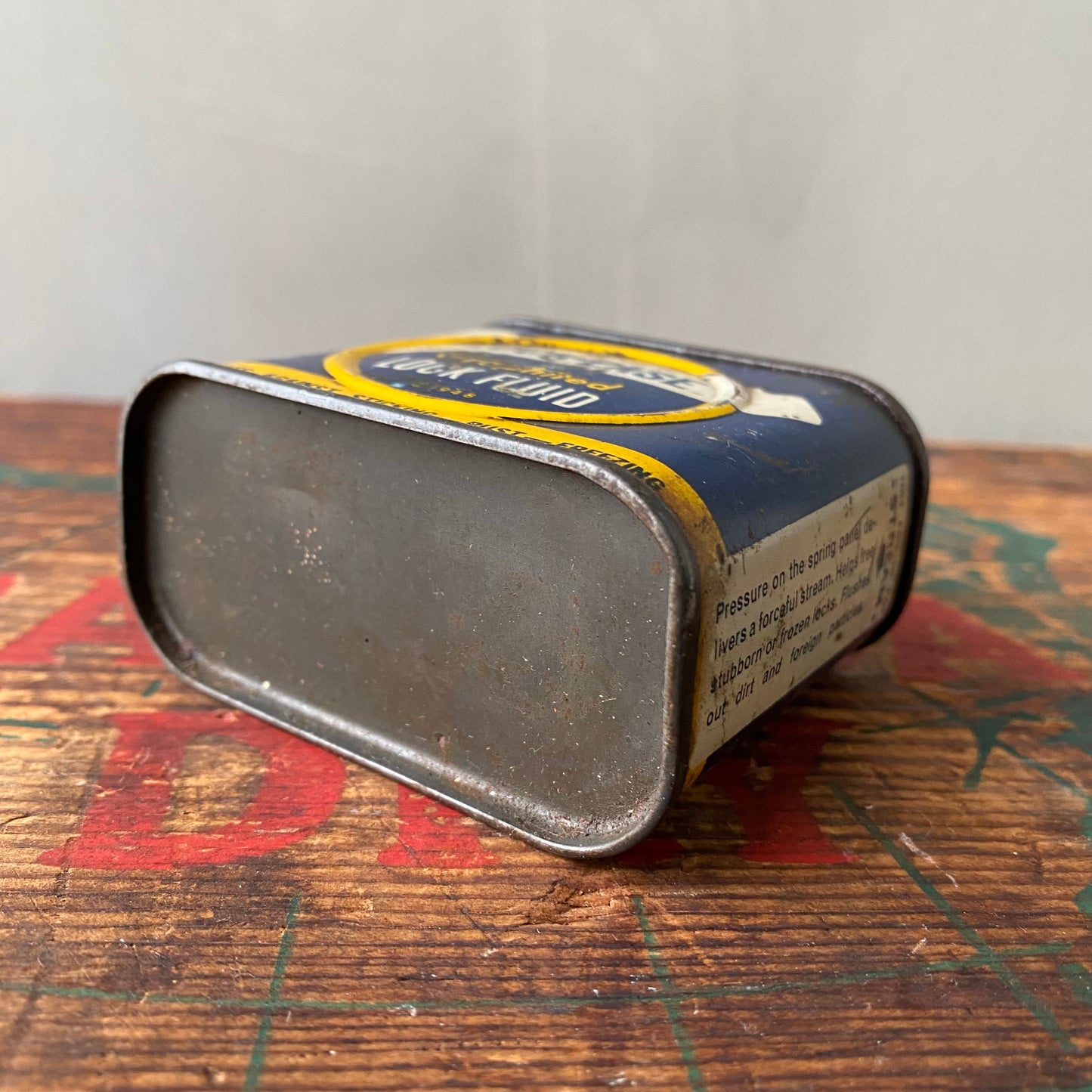 【1948 USA vintage】tin can key oil