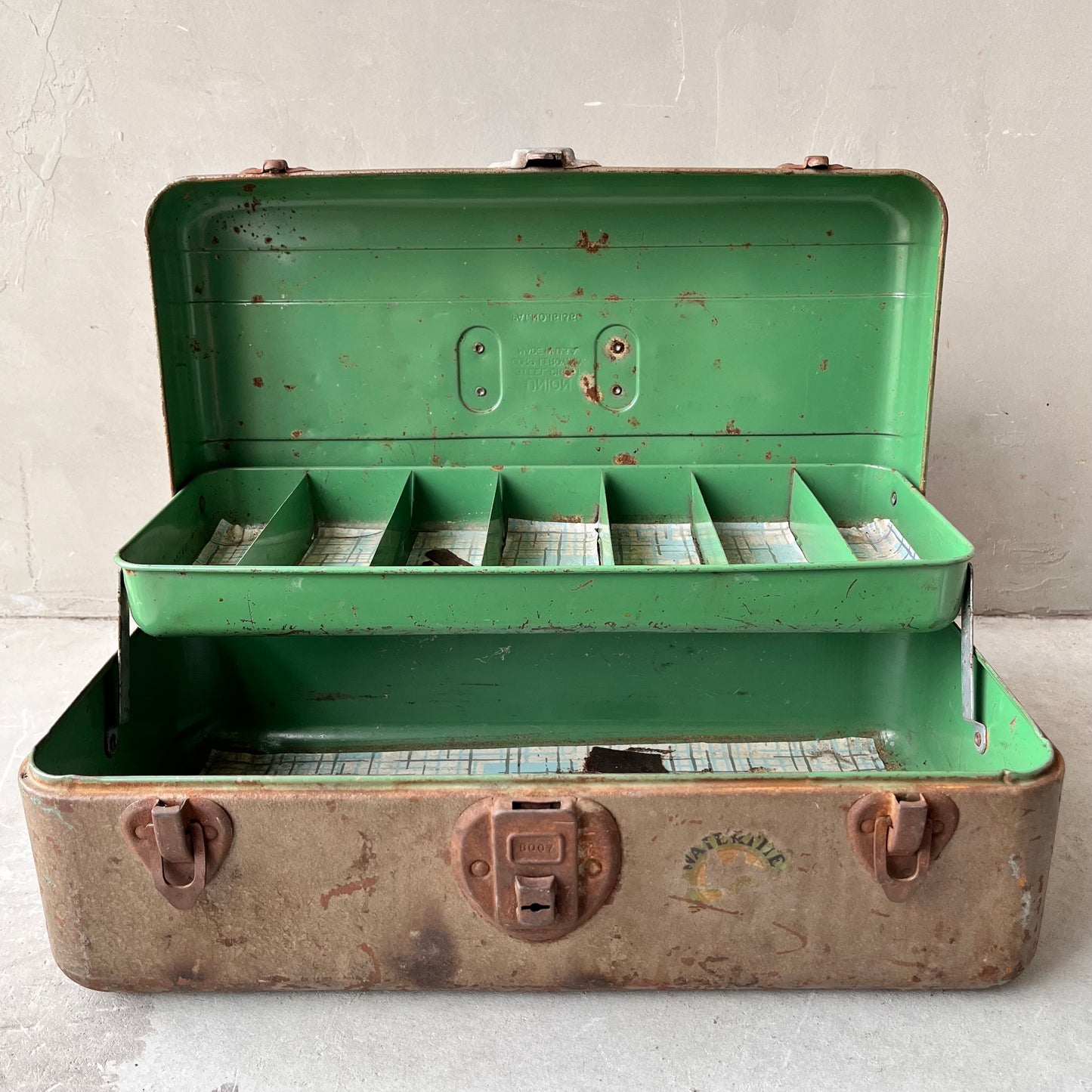 【USA vintage】60〜70s UNION TOOL BOX TACKLE BOX