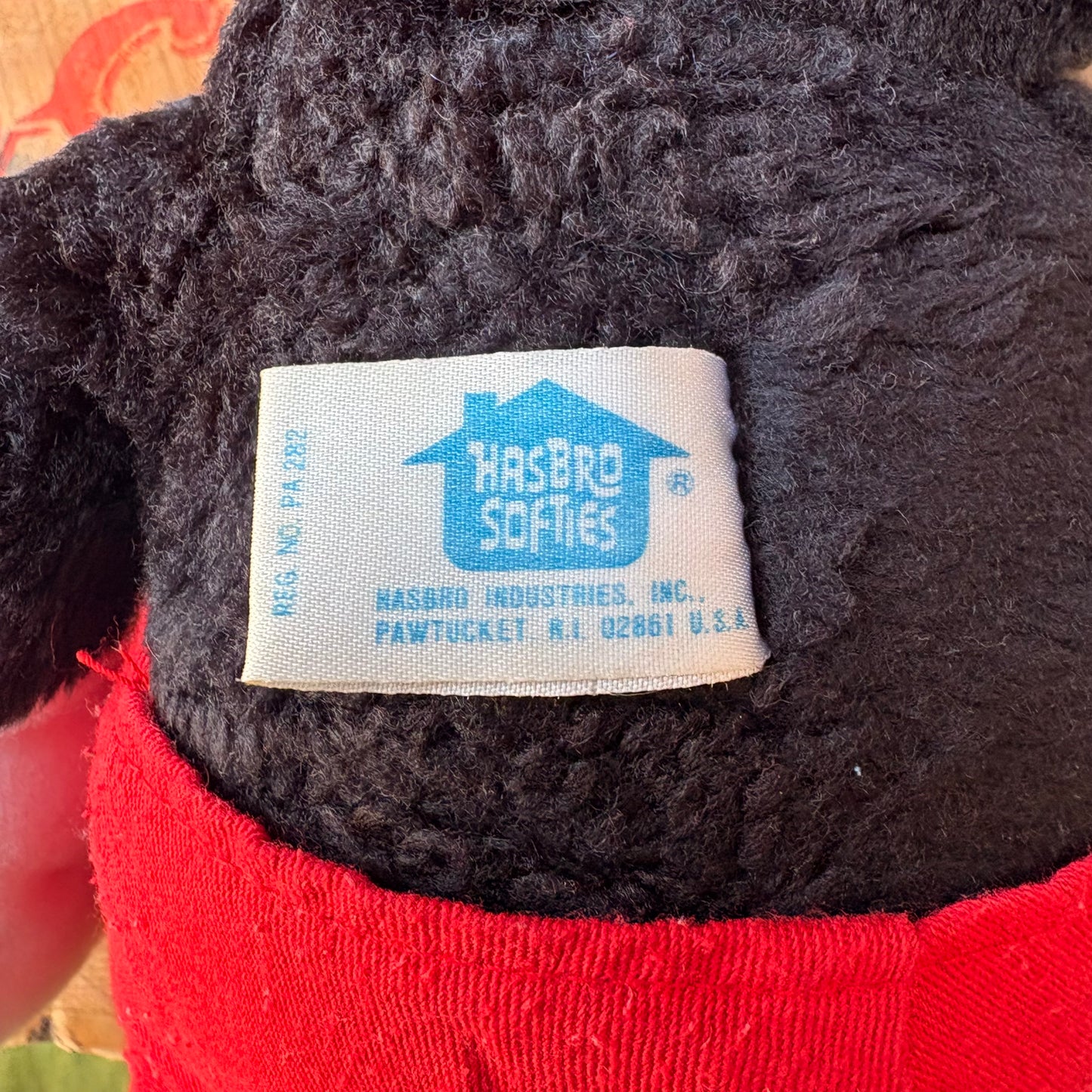 【1980s USA vintage】Mickey Mouse Plush Doll HASBRO SOFTIES