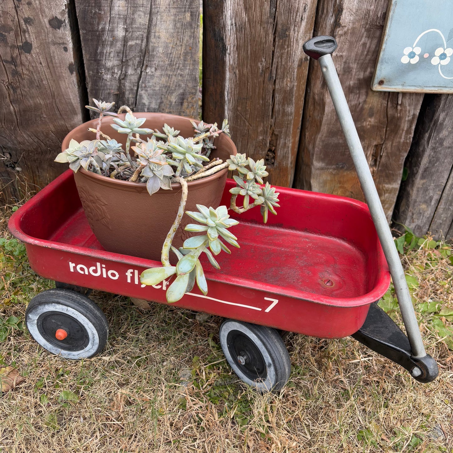 【1950s? USA vintage】radio flyer wagon