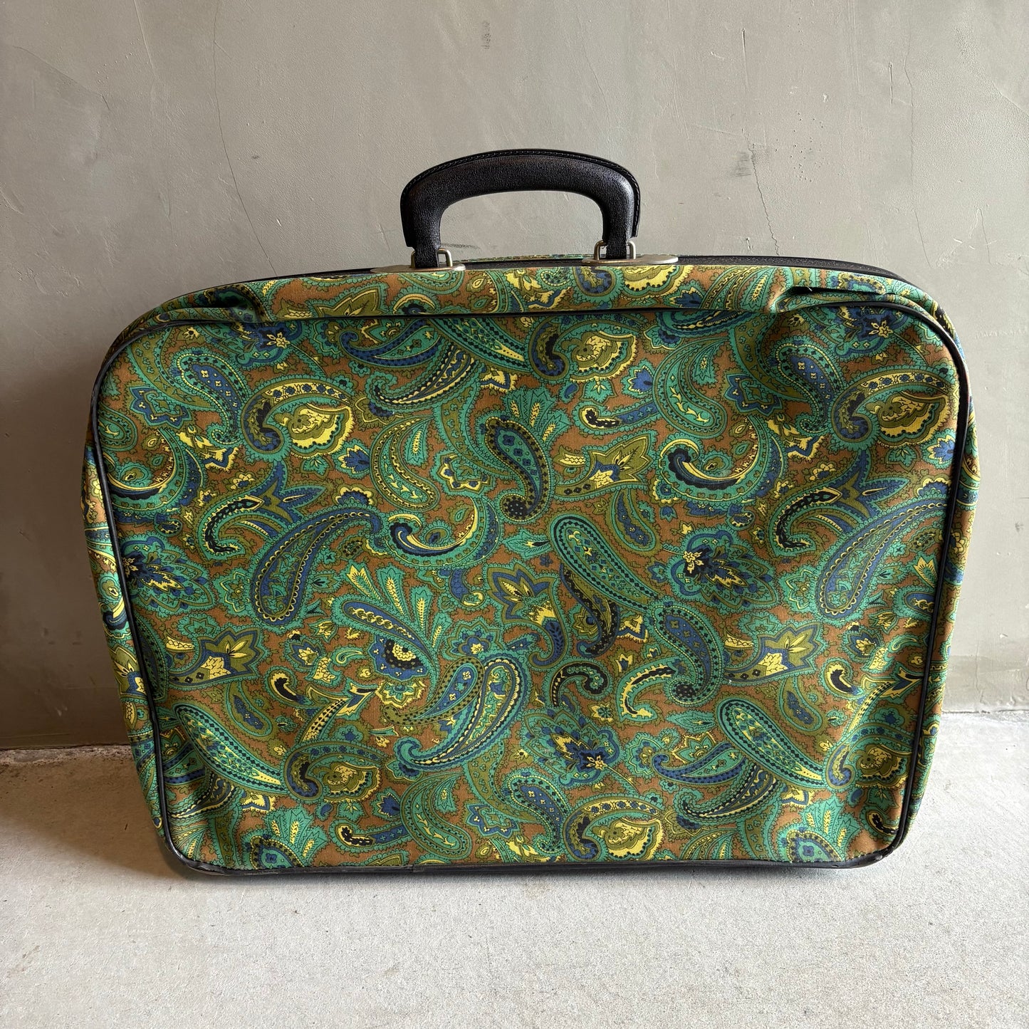 【1970s Japan vintage】Paisley Travel Bag