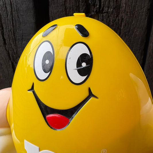 【1990s】m&m's chocolate dispenser yellow