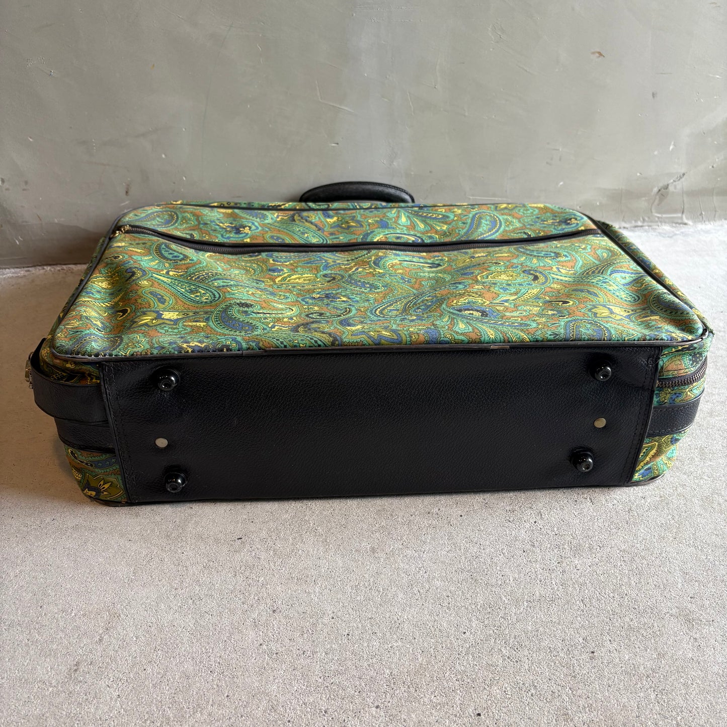 【1970s Japan vintage】Paisley Travel Bag