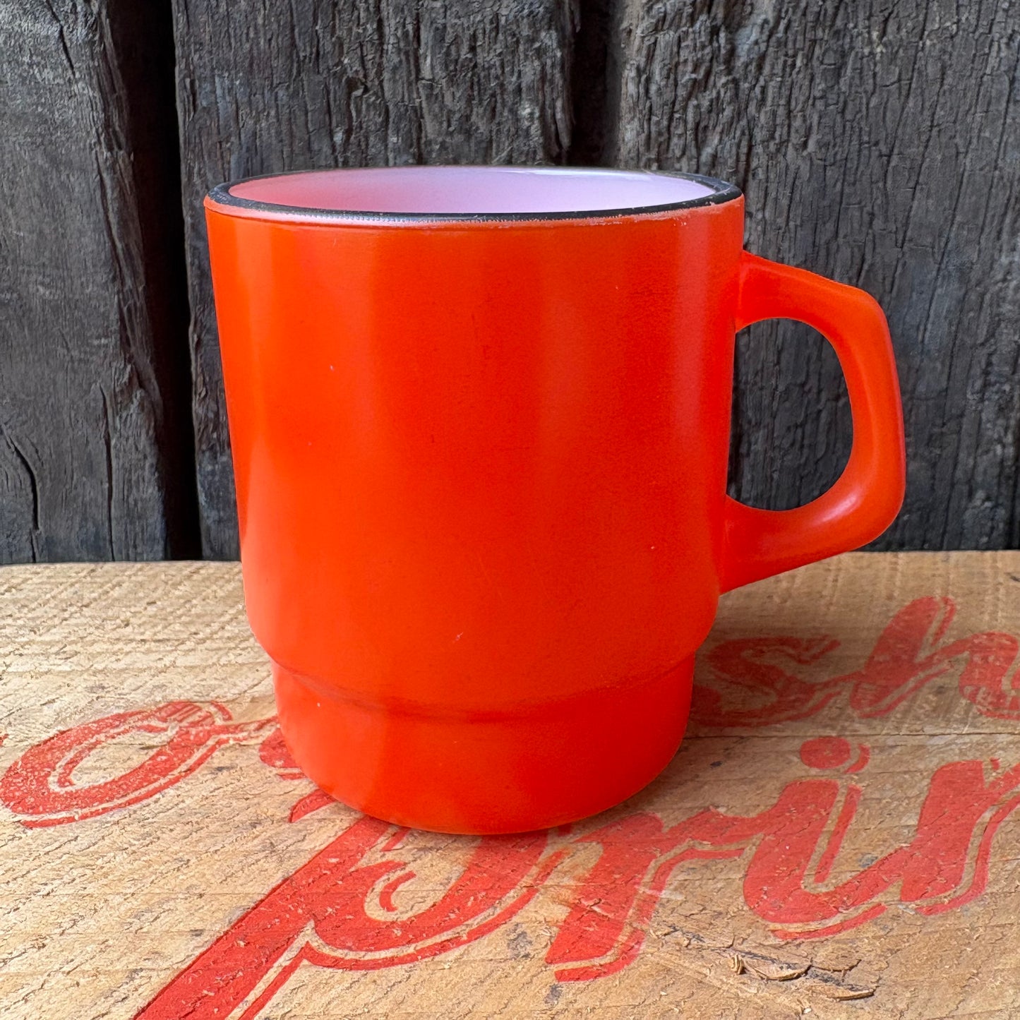 【1960s USA vintage】Fire-King Red