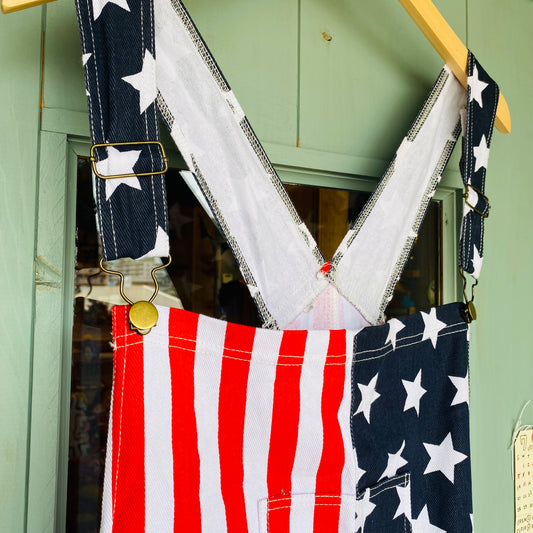 US FLAG OVERALLS