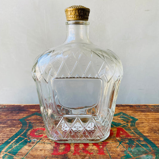 【Canada vintage】 Seagram's Crown Royal whiskey bottle