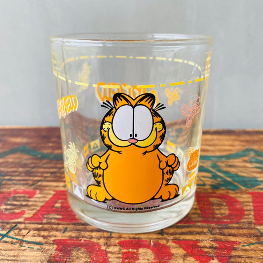 【vintage】LUKEY Garfield glass