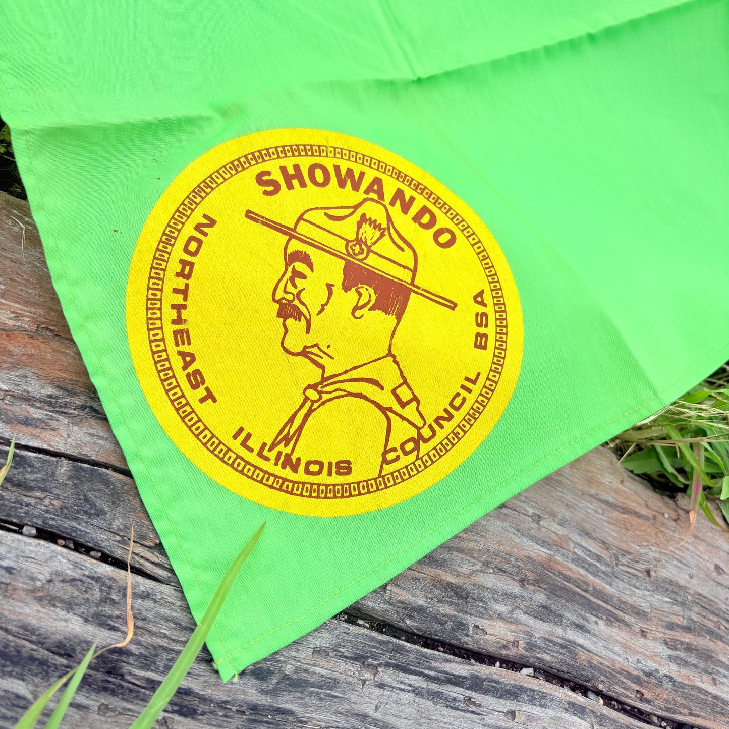 【1970s USA vintage】Showando Northeast Illinois Council BSA Bandana