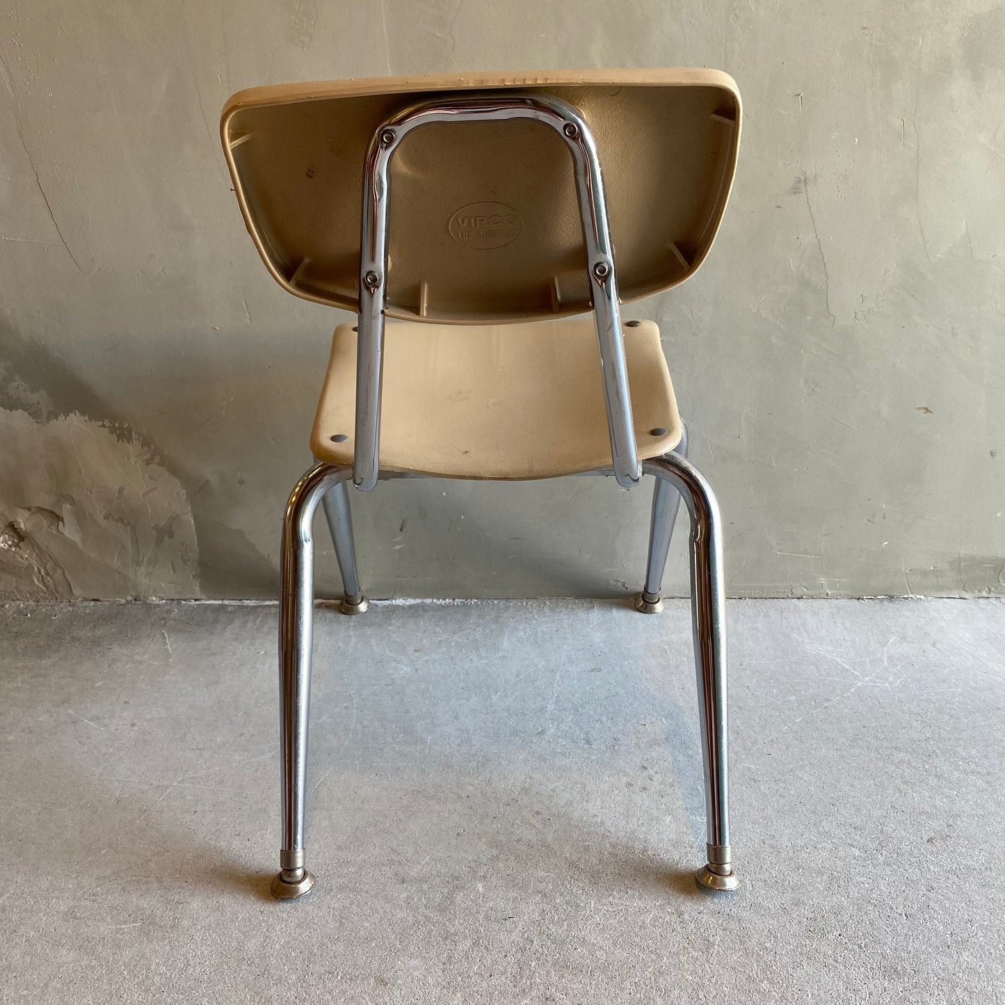 【USA vintage 】VIRCO kids chair white S