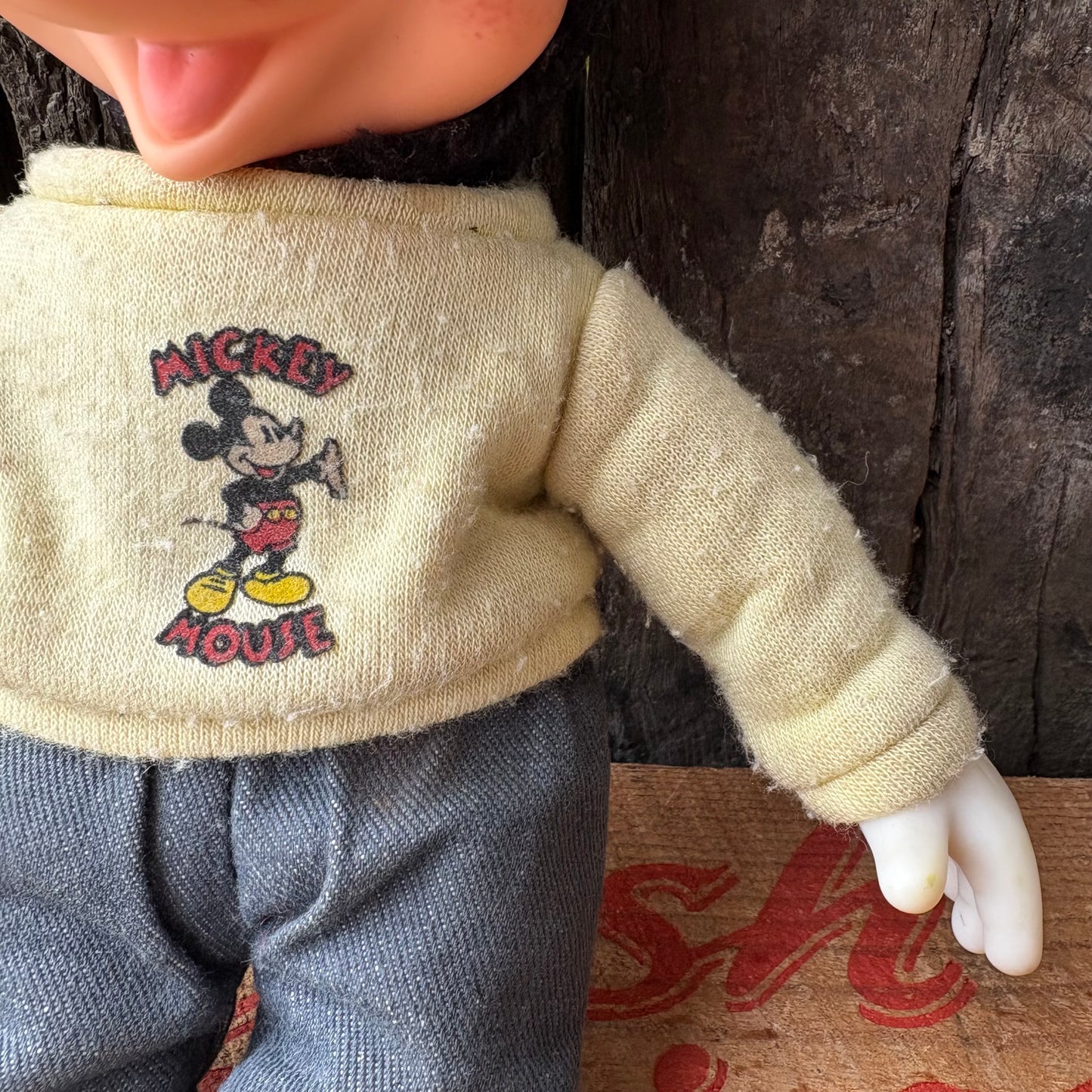 【1980s vintage】applause Mickey Mouse Plush Doll