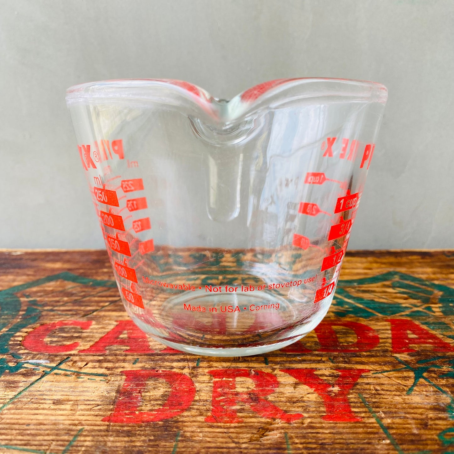 【1985-1990 USA vintage】 OLD PYREX measuring cup