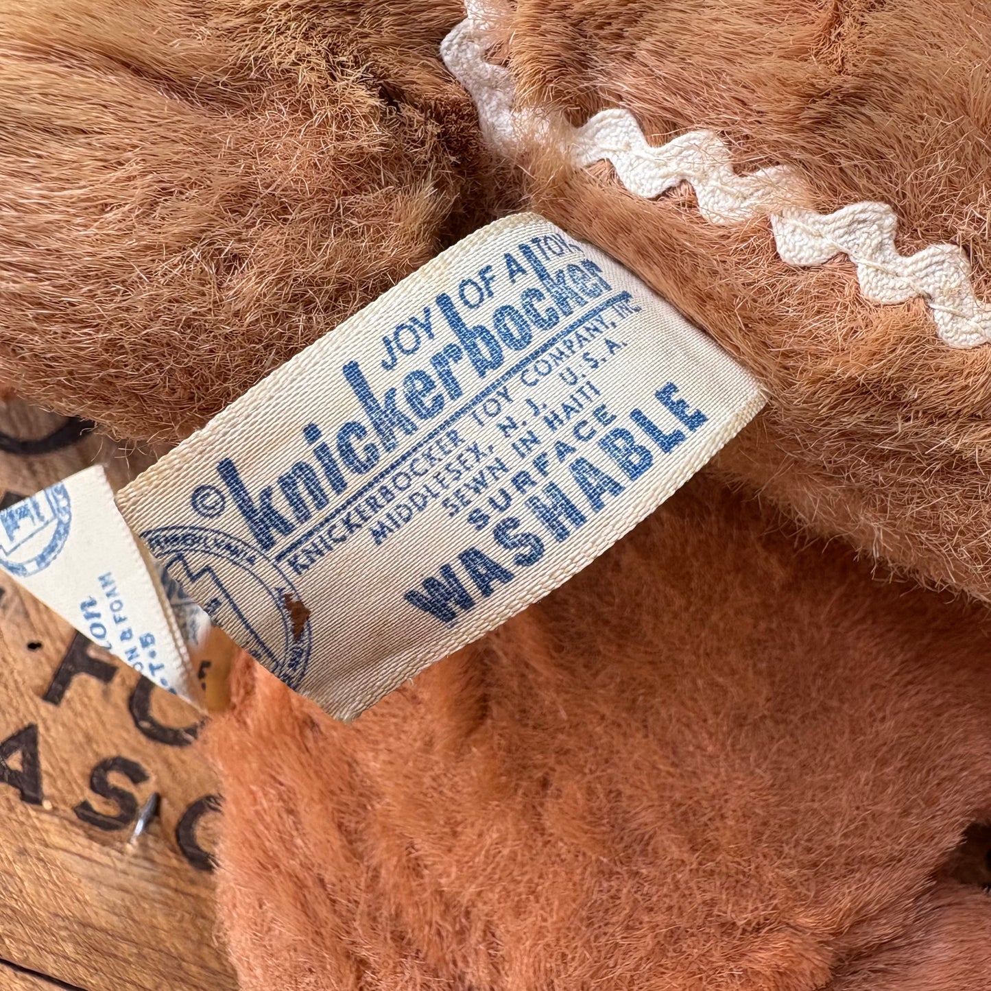 【1960s USA vintage】Knickerbocker Gingerbread Plush set