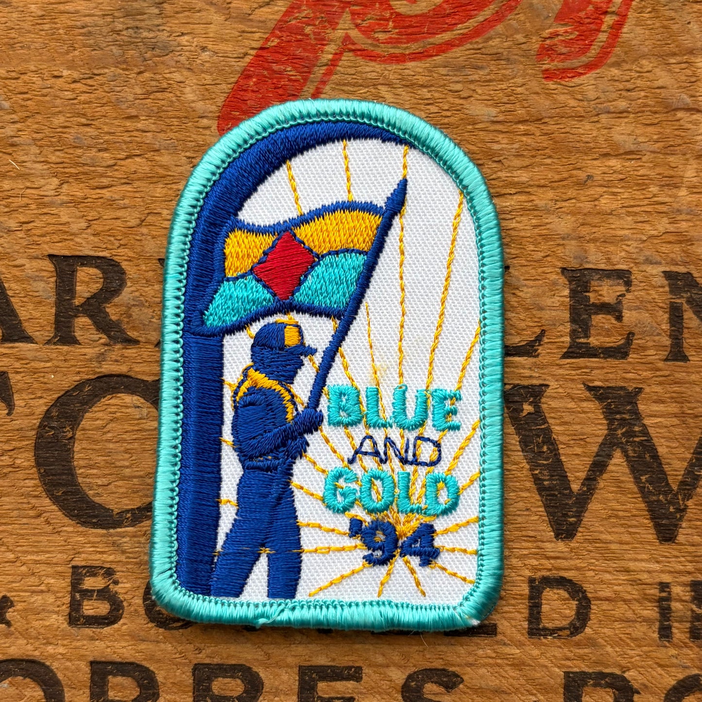 【USA vintage】Boy Scout BLUE & GOLD ‘94 Patch