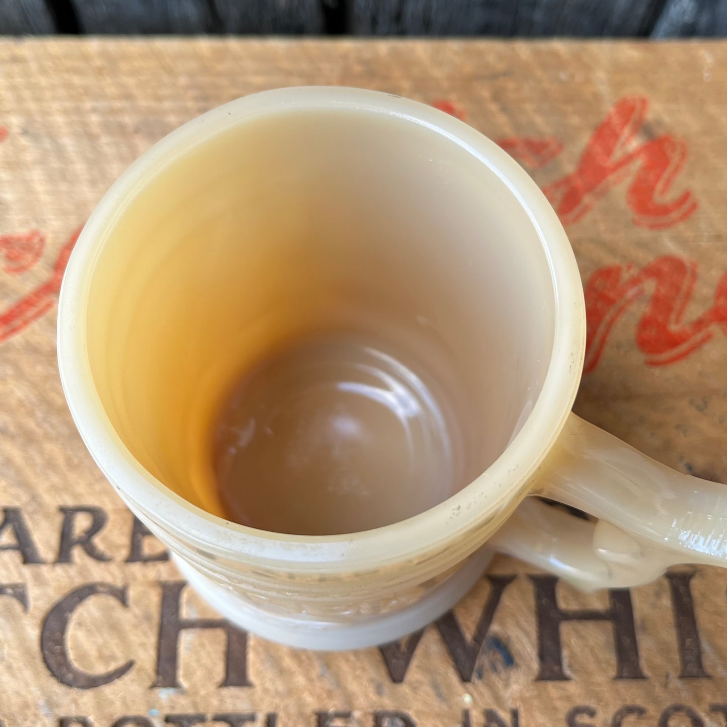 【USA vintage】WHATABURGER Nickel  Coffee Mug Cup