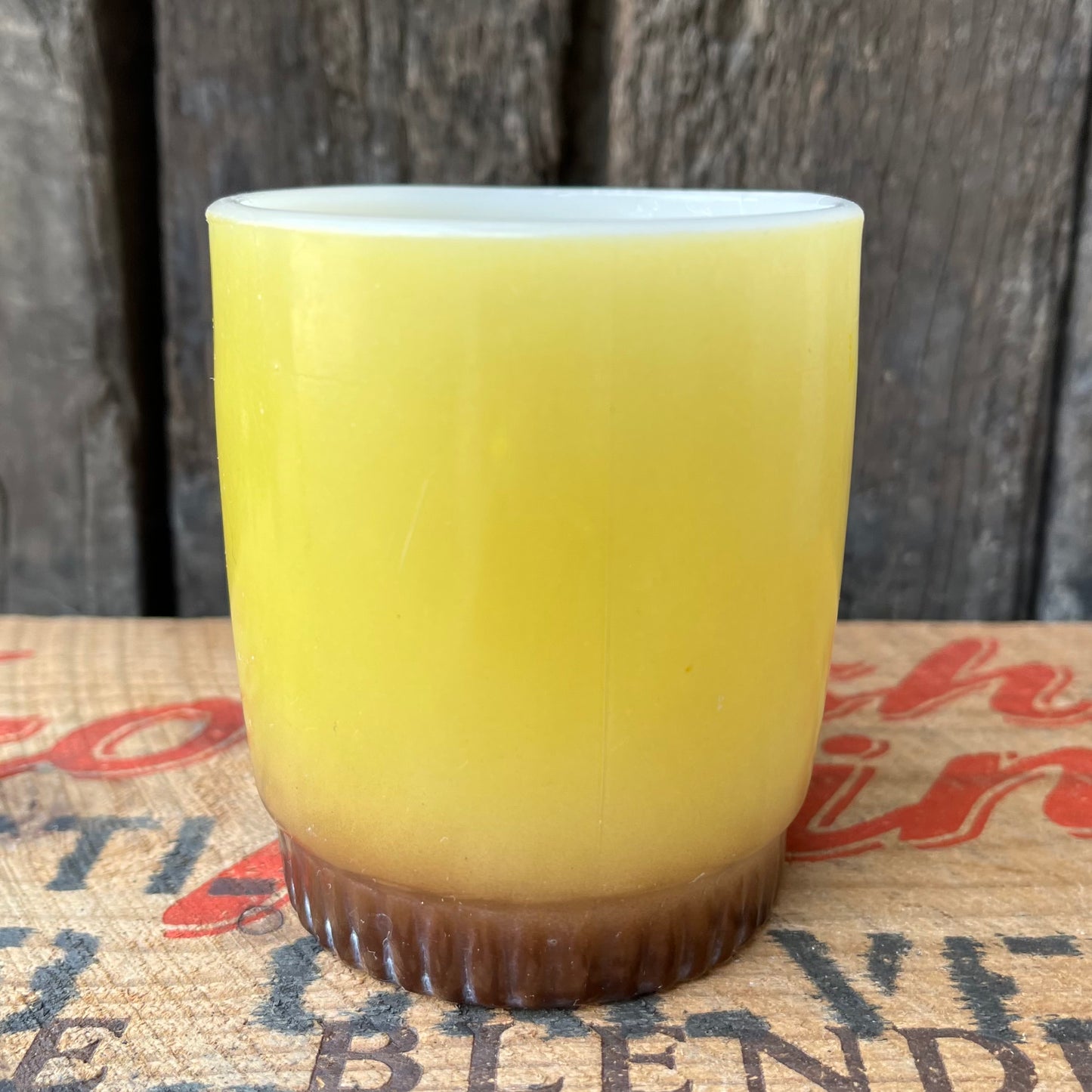 【1960-1976 USA vintage】Fire-King ribbedbottom Mugcup