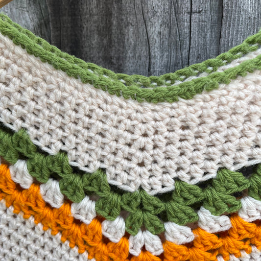 【USA vintage】Crochet Poncho