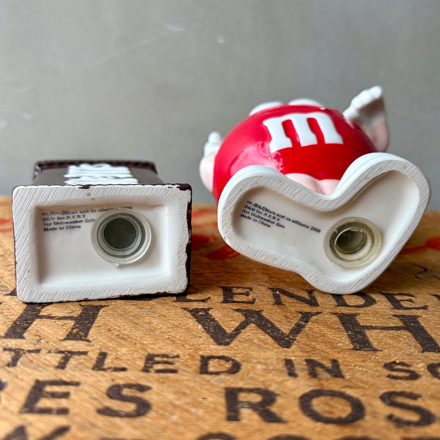 【USA vintage】M&M Candy Salt and Pepper Shakers