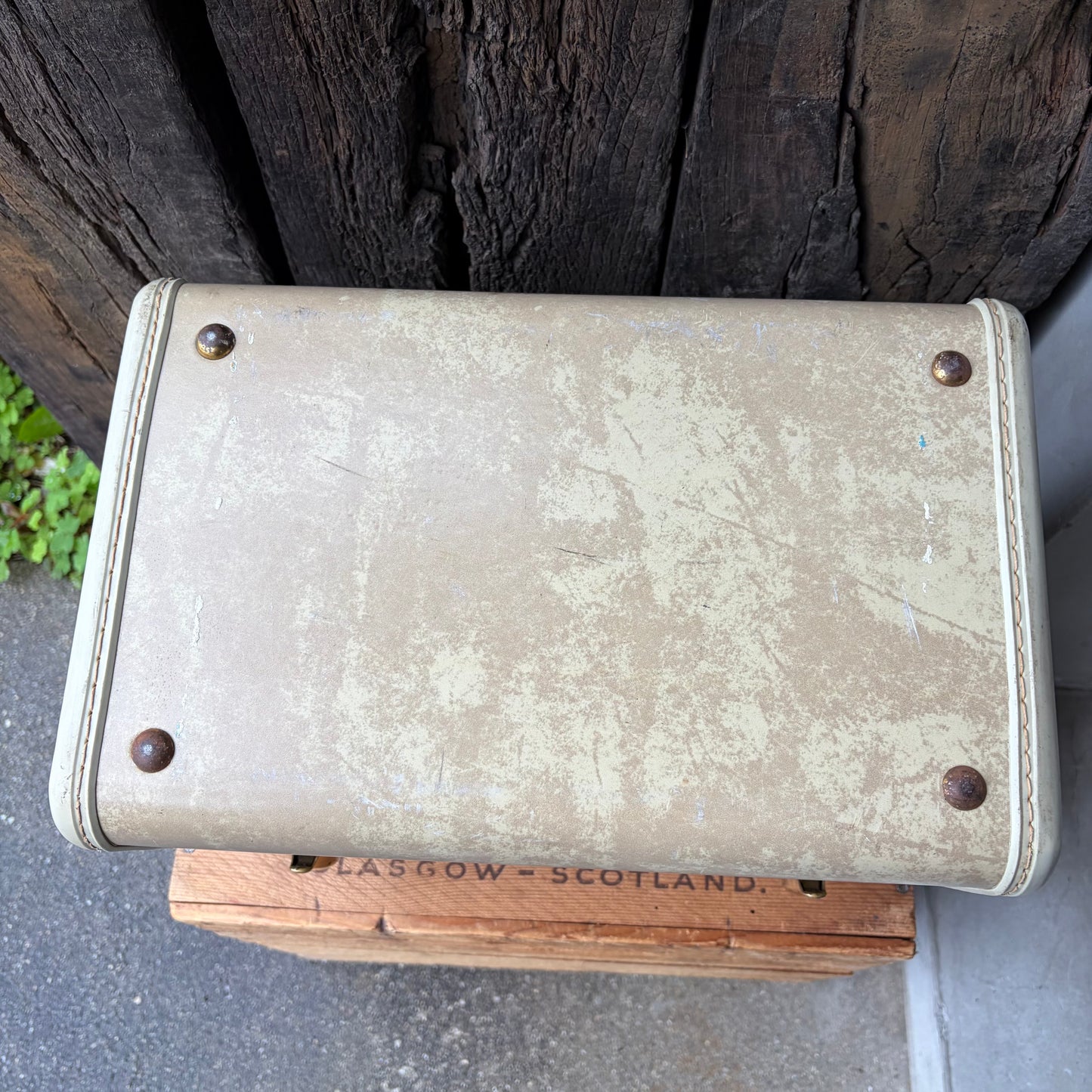 【USA vintage】1950s Samsonite Cosmetic Train Hardcase