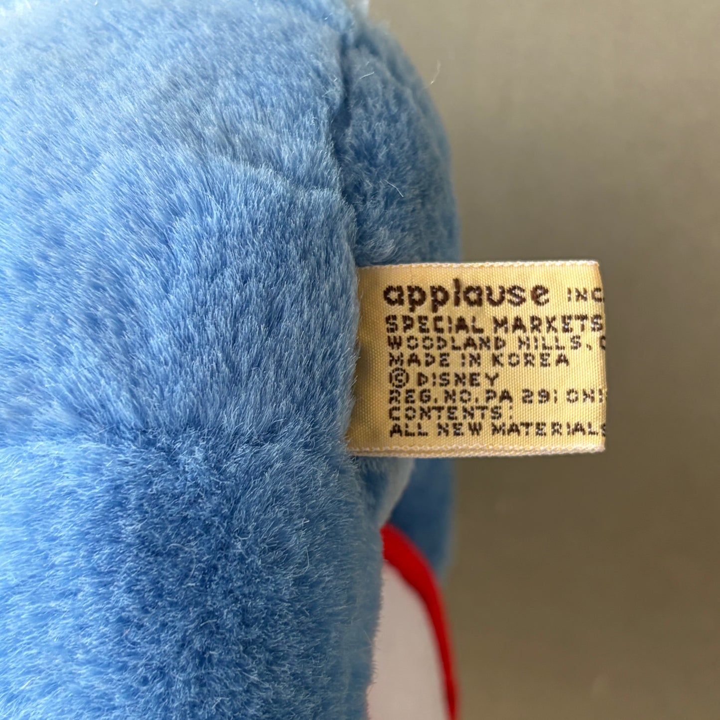 【USA vintage】Applause   Baby Mickey Drummer  Plush
